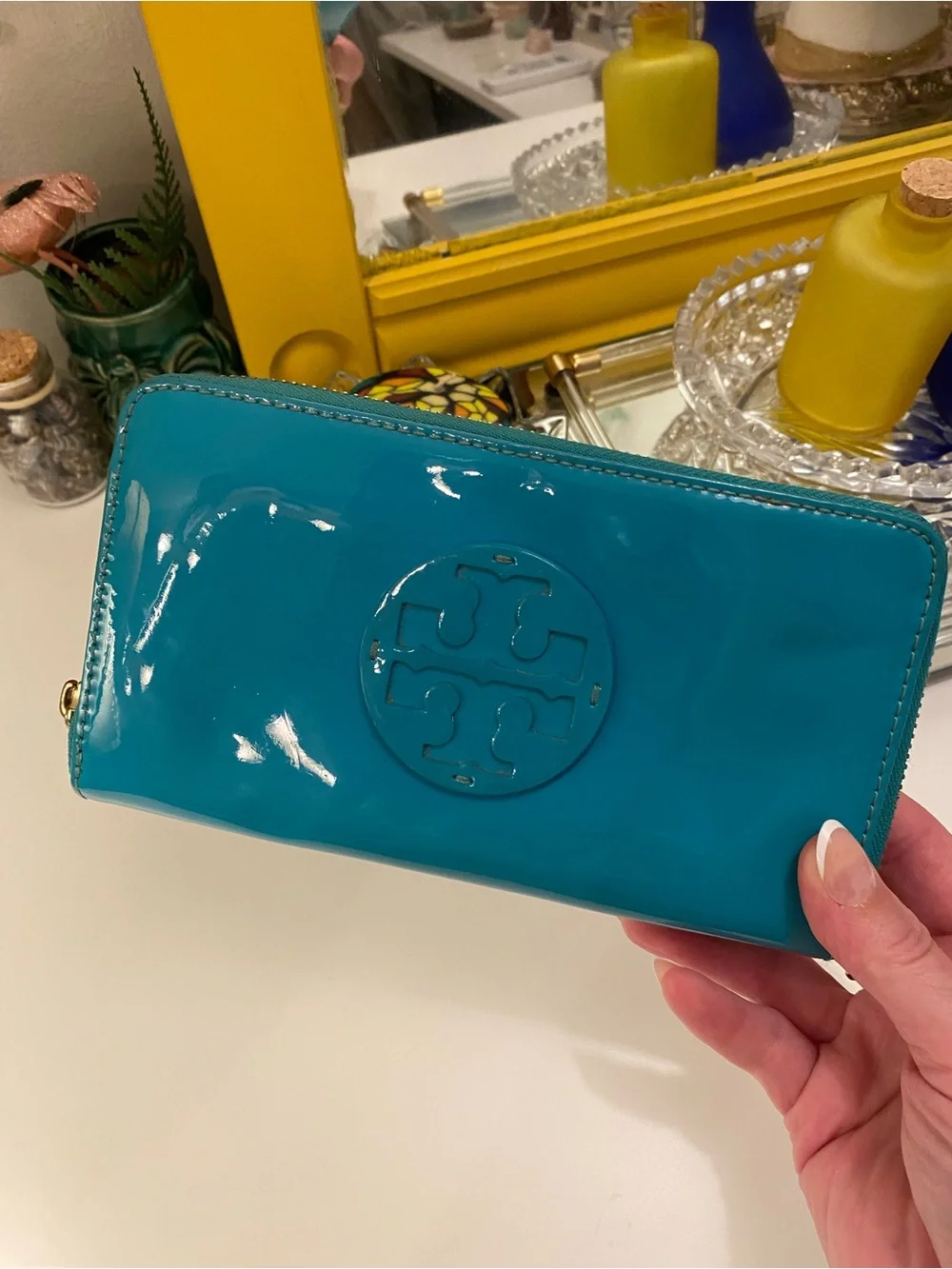 Tory Burch Patent Leather Wallet